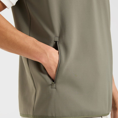Custom Precision 1/4 Zip Vest | Lightweight Performance Gilet for Golf and Outdoor Exploration
