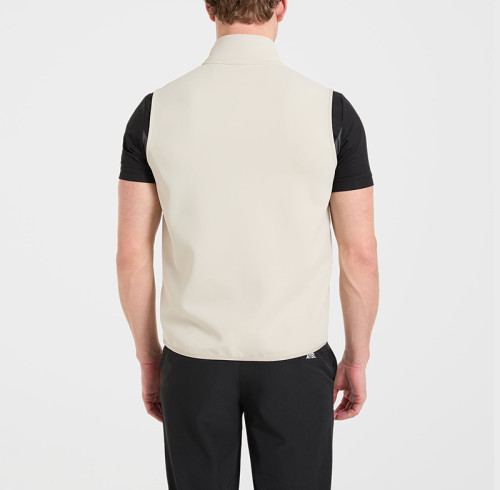 Private Label Men's Technical 1/4 Zip Vest | Premium Performance Gilet for Apparel Design Studios