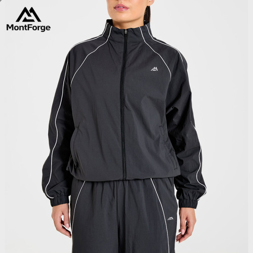 Wholesale Lightweight Retro Tracksuit Top | Bulk High-Performance Activewear Vendor for Premium Labels
