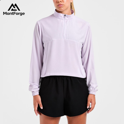 Custom OEM Half-Zip Windbreaker Manufacturer | High-Performance Running Jacket for Premium Clothing Lines