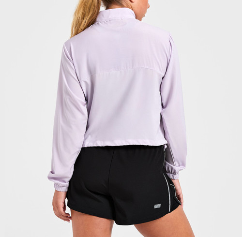 Custom OEM Half-Zip Windbreaker Manufacturer | High-Performance Running Jacket for Premium Clothing Lines