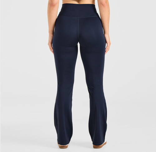 Wholesale 4-Way Stretch Flared Activewear Pant | Bulk High-Performance Gym Wear Vendor for Premium Labels
