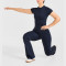 Wholesale 4-Way Stretch Flared Activewear Pant | Bulk High-Performance Gym Wear Vendor for Premium Labels