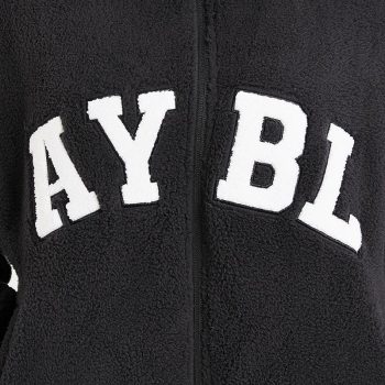 Custom Oversized Fleece Zip Up Jacket  |  zip-up jackets supplier