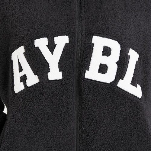 Custom Oversized Fleece Zip Up Jacket  |  zip-up jackets supplier