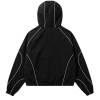 Mens Hooded Techwear Reflective Windbreaker Jacket | Techwear Reflective Jacket