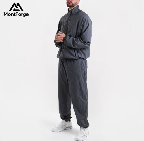 Lightweight Nylon Tracksuit manufacturer|Streetwear Relaxed fit Tracksuit Supplier