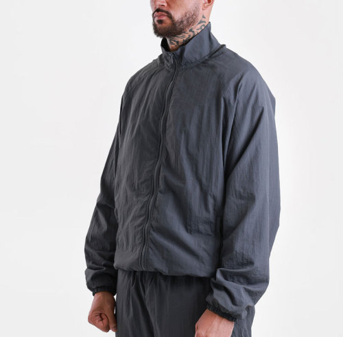 Lightweight Nylon Tracksuit manufacturer|Streetwear Relaxed fit  Tracksuit Supplier