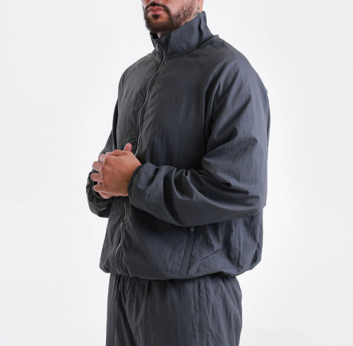 Casual Relaxed Fit Jacket manufacturer|Streetwear Sports Jacket Supplier