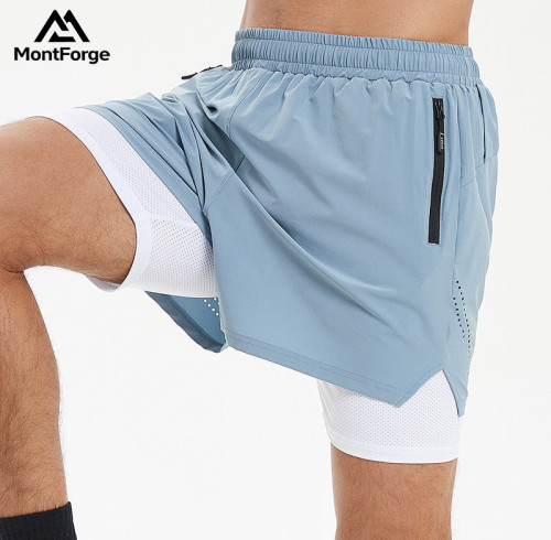 Men Fitness 2 In 1 Shorts Manufacturer | Training Shorts Supplier China