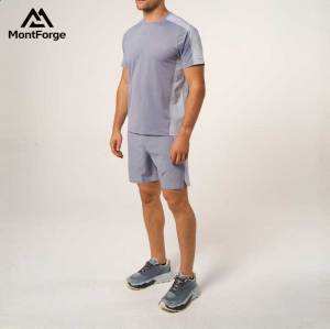 Custom Logo Raglan Sleeve Men's Athletic T-Shirt Activewear Supplier