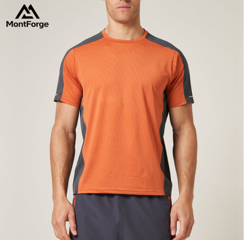 Custom Logo T-shirt OEM activewear manufacturer| Custom Men's Breathable Summer T-shirt