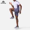 Wholesale Breathable Mesh Side Panel Men's Gym Tee Workout Shirts Bulk | Men's Color-Block Athletic Gym Tee Supplier