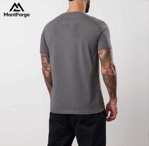 Wholesale Blank Men's Premium Cotton T-Shirt for Private Label Bulk | High Quality Minimalist Men's Casual Athletic Tee Supplier