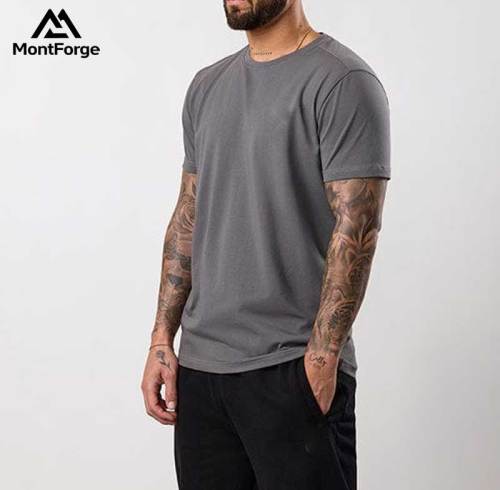 Wholesale Blank Men's Premium Cotton T-Shirt for Private Label Bulk | High Quality Minimalist Men's Casual Athletic Tee Supplier
