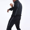 Men's Casual Reflective Striped Tracksuit supplier |Activewear Tracksuit Manufacturer