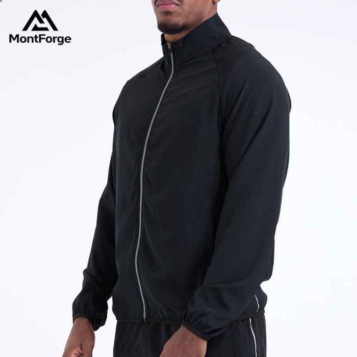 Men's Lightweight Windbreaker Jacket supplier | Slim Fit Athletic Gym Jacket Manufacturer