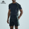 Factory Direct Men's Quick Dry Running Set | Custom Contrast Piping Gym Wear Manufacturer
