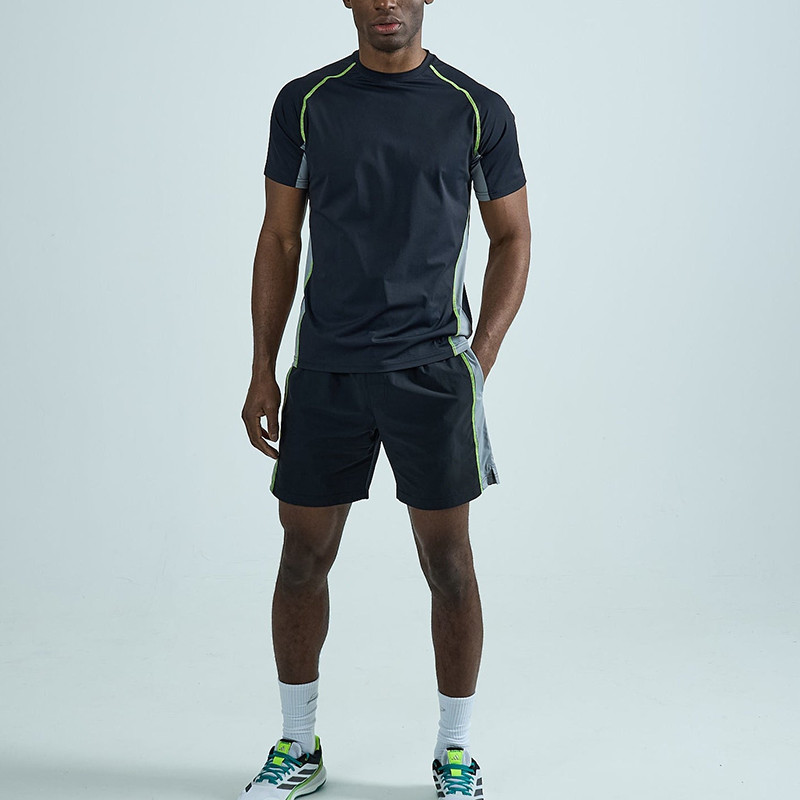 Custom Contrast Piping Gym Wear Manufacturer