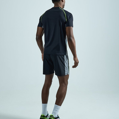 Factory Direct Men's Quick Dry Running Set | Custom Contrast Piping Gym Wear Manufacturer