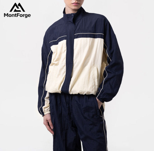 Men Lightweight nylon Jacket supplier | Stand collar athletic Jacket Vendor