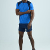 Private Label Color-Block Running Set | Custom Reflective Sportswear Clothing Supplier
