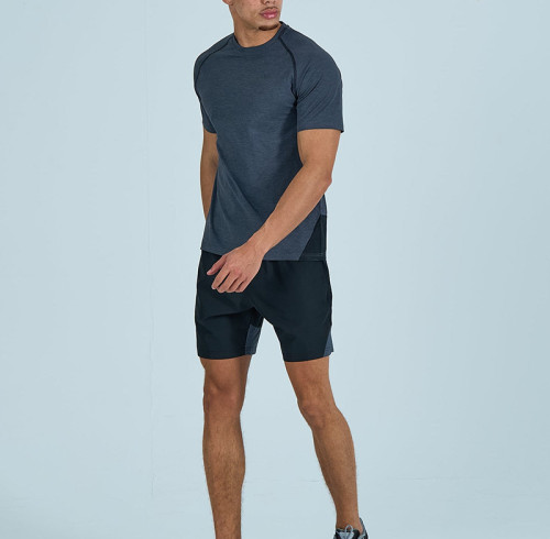 Factory Direct Men's Space-Dye Training Suit | Bulk Flatlock Stitching Activewear Manufacturer