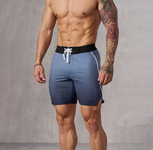 White Label Men's Ombre Board Shorts | Premium Quick-Dry Swim Trunks Sourcing for Apparel Brands