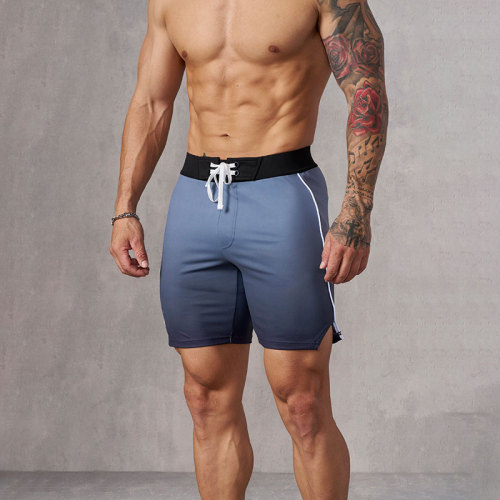 White Label Men's Ombre Board Shorts | Premium Quick-Dry Swim Trunks Sourcing for Apparel Brands