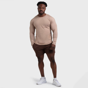 Technical Private Labeling Slim-Fit Gym Shirt Manufacturer | Minimalist Blank Training Gear Bulk Supply