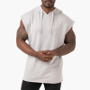 Custom Men's Sleeveless Hoodie | Sleeveless Workout Hoodie Factory