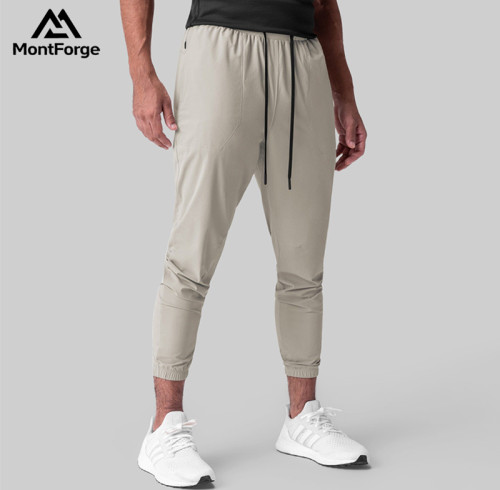Custom Men's Lightweight Gym Joggers | Men's Woven Athletic Pants Factory