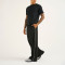 Custom Mens Athleisure Gym T Shirt | Curved Drop Hem Urban Jogging Sportswear OEM