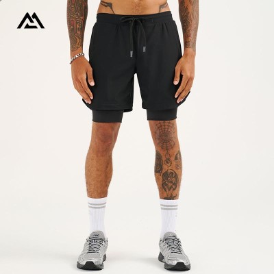 Wholesale Mens Twin Deck Sports Shorts  | Double Layer Urban Jogging Overpants Bulk
