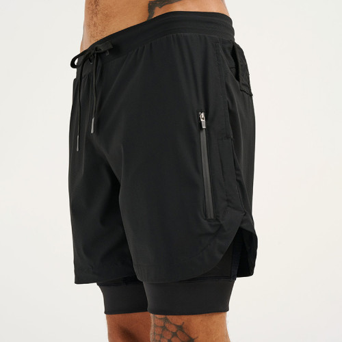 Wholesale Mens Twin Deck Sports Shorts | Double Layer Urban Jogging Overpants Bulk