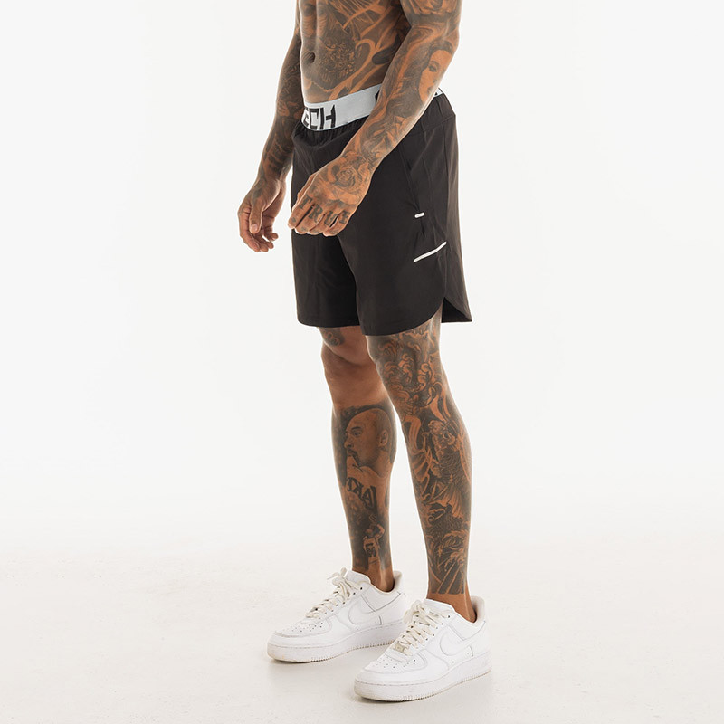 oem double layer training shorts supplier
