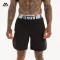 Custom-Engineered Men's Bodybuilding Shorts | Metal-Tip Drawstring Gym Gear Sourcing for Apparel Brands