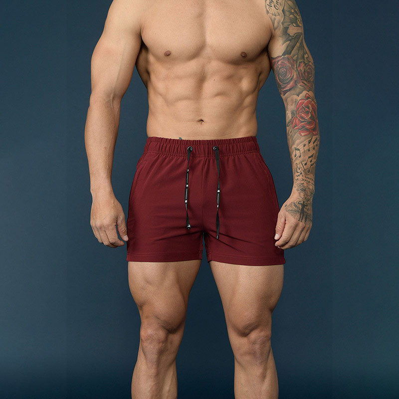 blank zipper pocket athletic shorts bulk