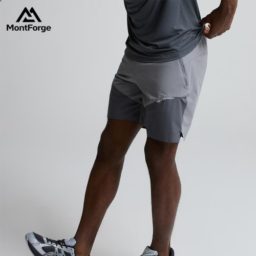 Training Polyester Shorts Manufacturer | Men Elastic Waist Custom Logo Woven Shorts