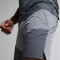 Training Polyester Shorts Manufacturer | Men Elastic Waist Custom Logo Woven Shorts