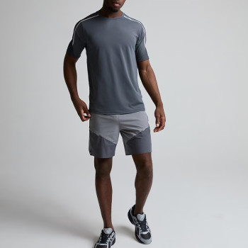 Training Polyester Shorts Manufacturer | Men Elastic Waist Custom Logo Woven Shorts