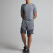 Sport T-Shirts Manufacturer | Polyester Workout Grey mixed T-Shirts For Men