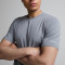 Sport T-Shirts Manufacturer | Polyester Workout Grey mixed T-Shirts For Men