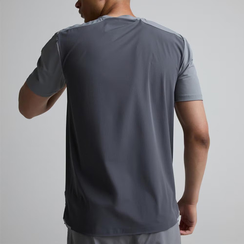 Sport T-Shirts Manufacturer | Polyester Workout Grey mixed T-Shirts For Men