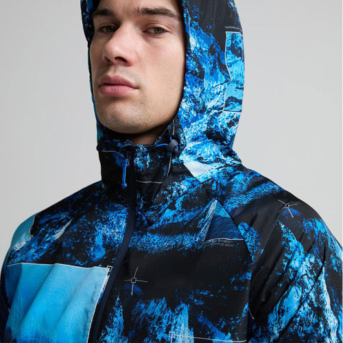 Men Custom Logo Jackets Supplier | Digital Printing Zip Up Waterproof Jackets For Men