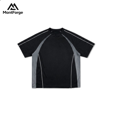 Contrast Piping Sport T-Shirt Manufacturer | Custom Logo  Streetwear T Shirt for Men