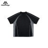 Contrast Piping Sport T-Shirt Manufacturer | Custom Logo Streetwear T Shirt for Men