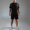 Contrast Piping Sport T-Shirt Manufacturer | Custom Logo Streetwear T Shirt for Men
