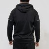 Custom Black Polyester Tracksuit Manufacturer | Men Tracksuit 2 Piece Set Supplier