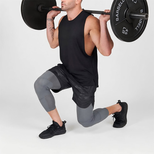 Men's 3/4 Compression Tights Supplier | Quick Dry Training Tights Wholesale